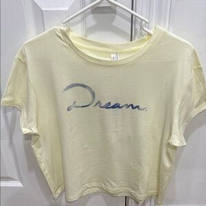 NWT Commune Dream Yellow T-Shirt. Size Latge